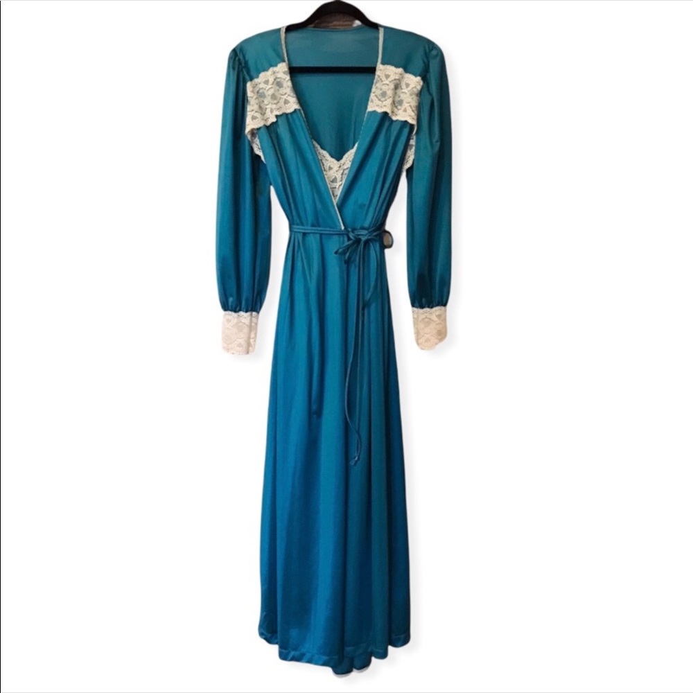 Pinehurst Vintage Gown & Robe Set.NWOT-Sz Medium - Picture 2 of 11